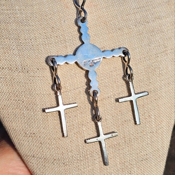 RARE! VTG. Celia Harms trinity selling silver necklace - Picture 4 of 5